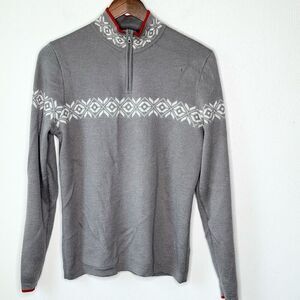 Meister Vintage Wool Blend Fair Isle Sweater / Quarter Zip - Women’s US XL